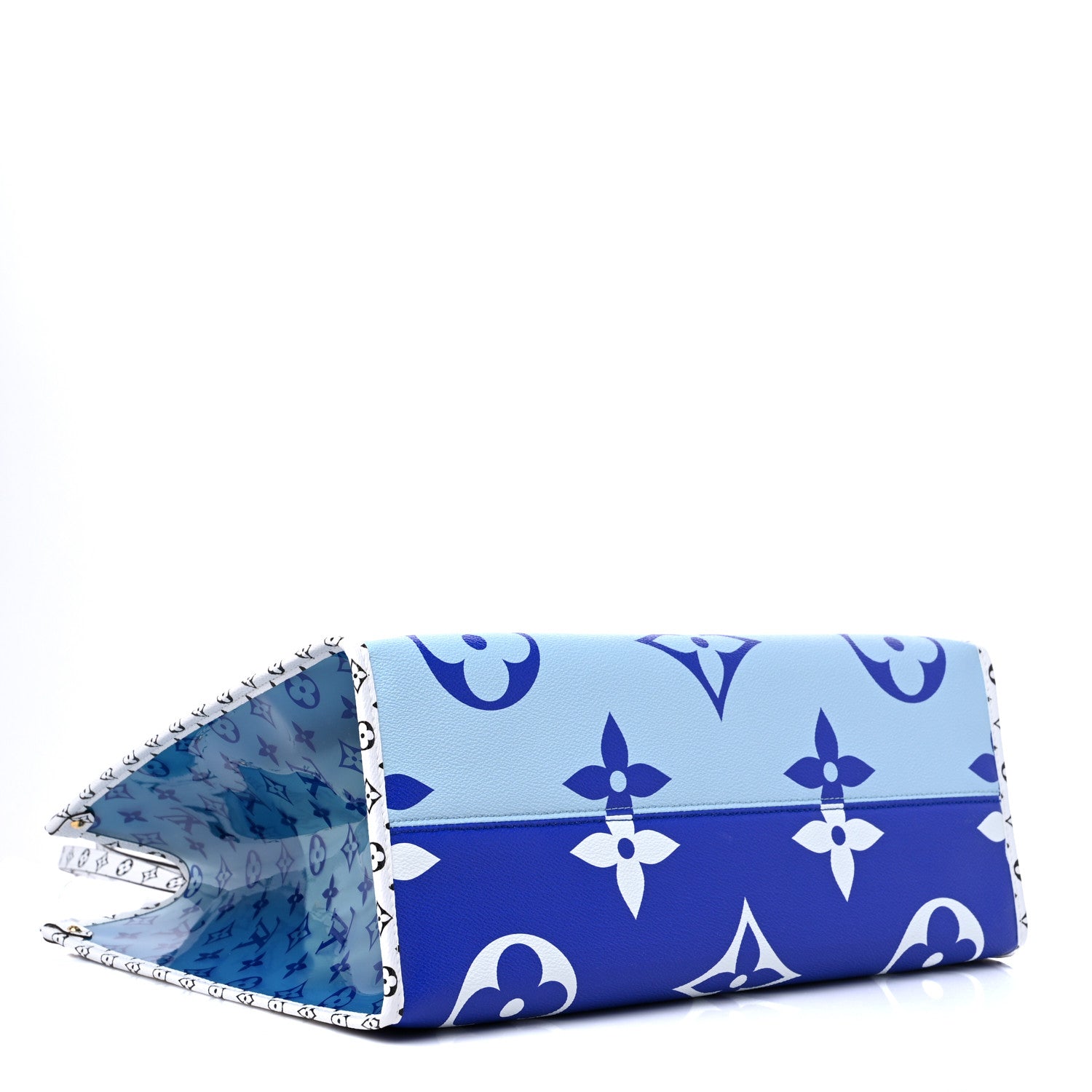 Louis Vuitton Monogram Giant Santa Monica Onthego Blue 4 of 9