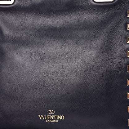 Valentino Garavani Vitello Mini Rockstud Tote Marine 14 of 14