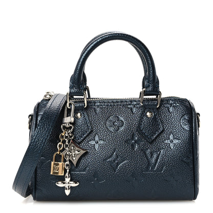 Louis Vuitton Empreinte Monogram Nano Speedy Shimmery Ink 1 of 8