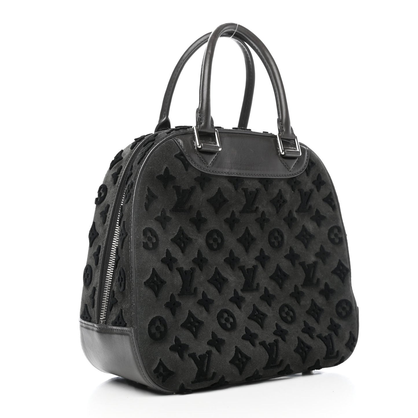 Monogram Suede Tuffetage Deauville Cube Gris