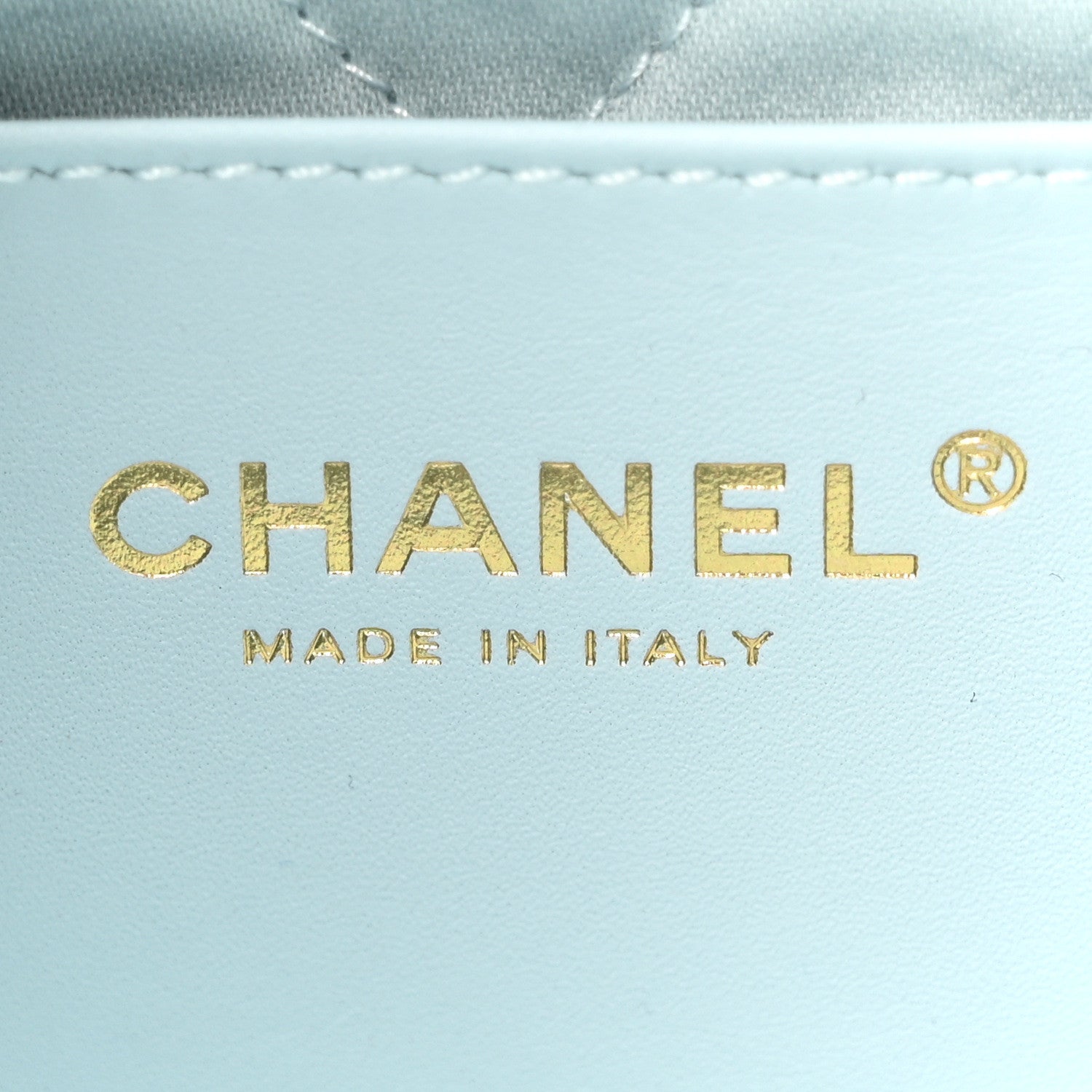 Chanel Shiny Caviar Quilted Mini Chanel 22 Light Blue 6 of 9