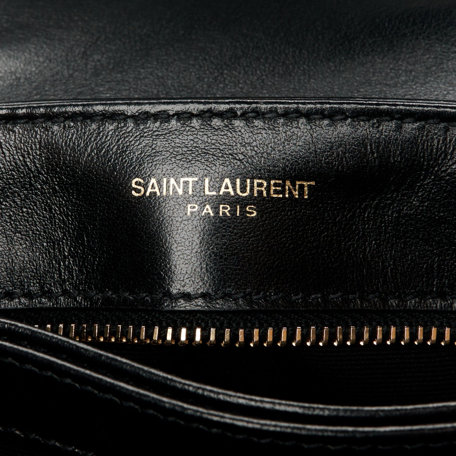 Saint Laurent Calfskin Y Quilted Monogram Toy Loulou Crossbody Bag Black 6 of 12