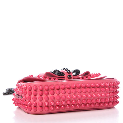 Christian Louboutin Calfskin Spiked Sweety Charity Crossbody Bag Pink 4 of 10