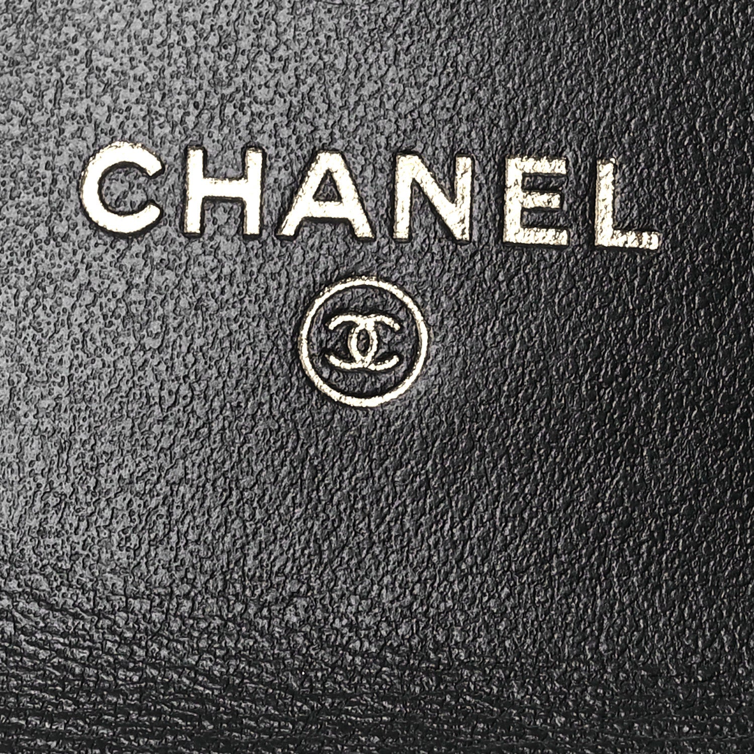 Chanel Shiny Lambskin Quilted Textured CC Card Holder Black 8 of 11
