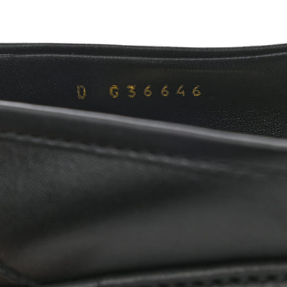 Chanel Lambskin Quilted CC Turnlock Loafers 38 Black 8 of 9