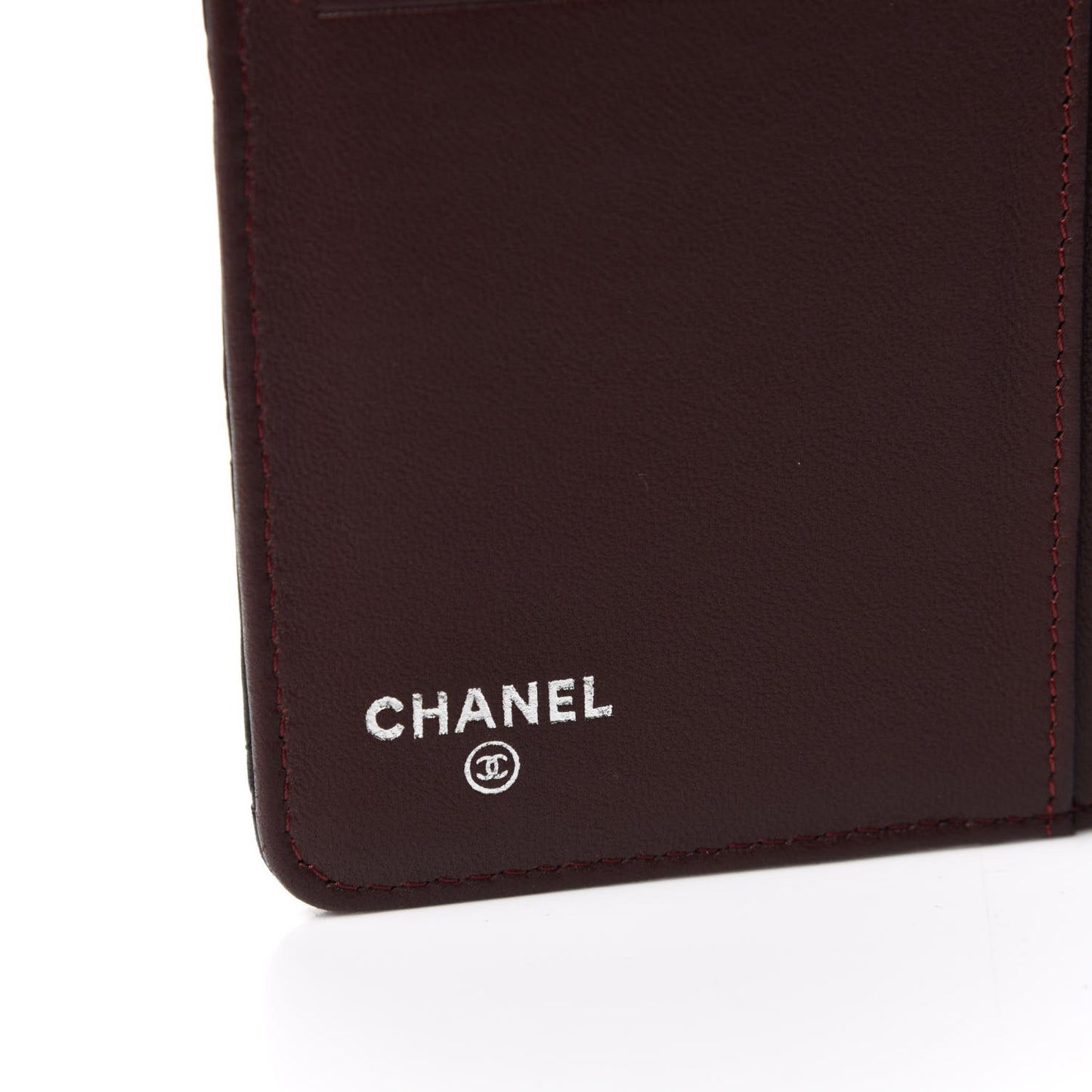 Lambskin Quilted Zipped Pocket Wallet Black