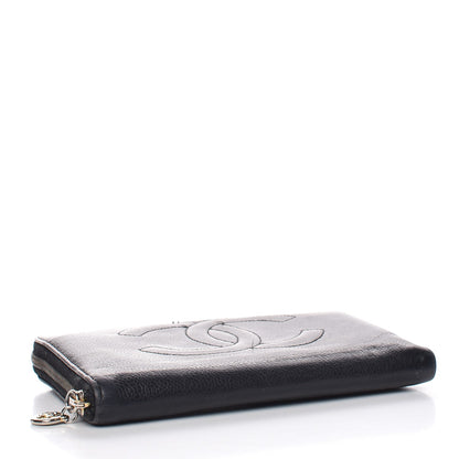 Chanel Caviar CC Timeless Large Zip Around Wallet Black 4 of 18