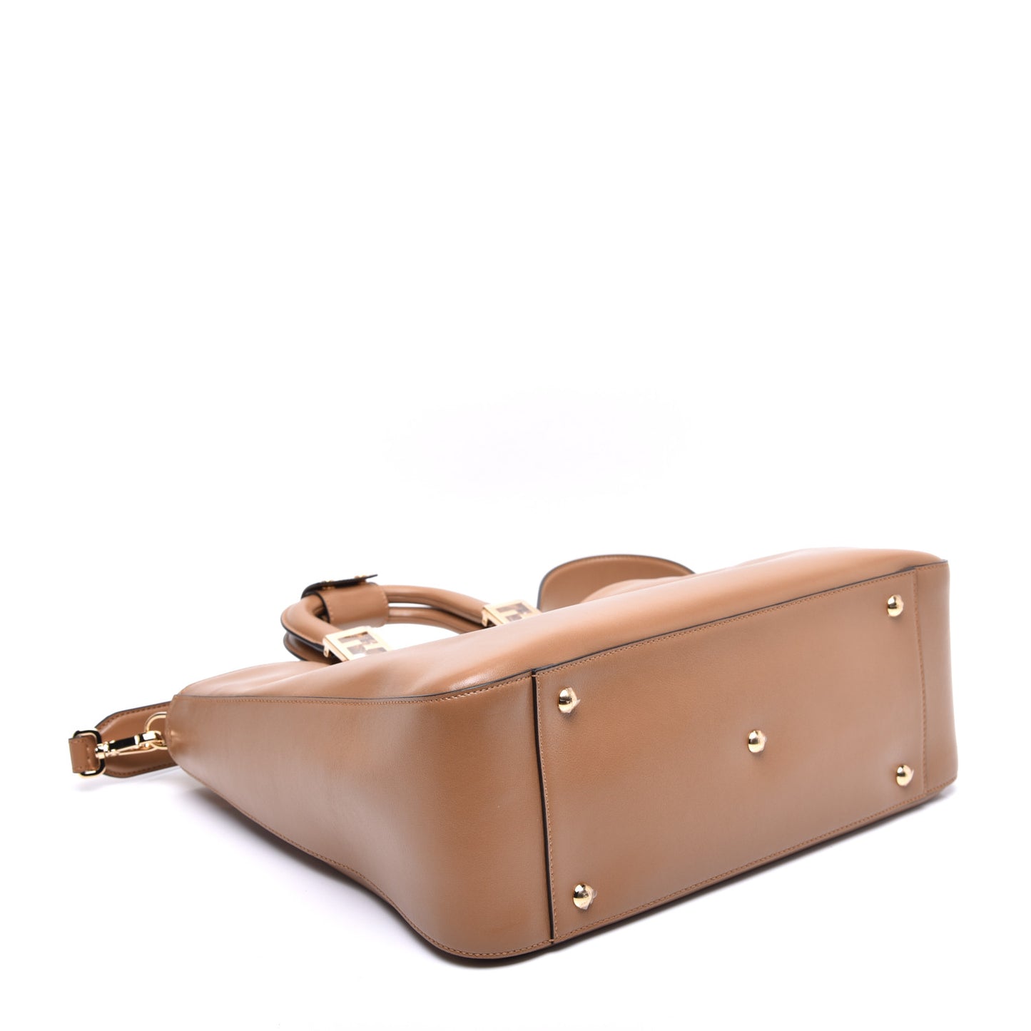 Vitello Glacier Medium FF Tote Nocciola