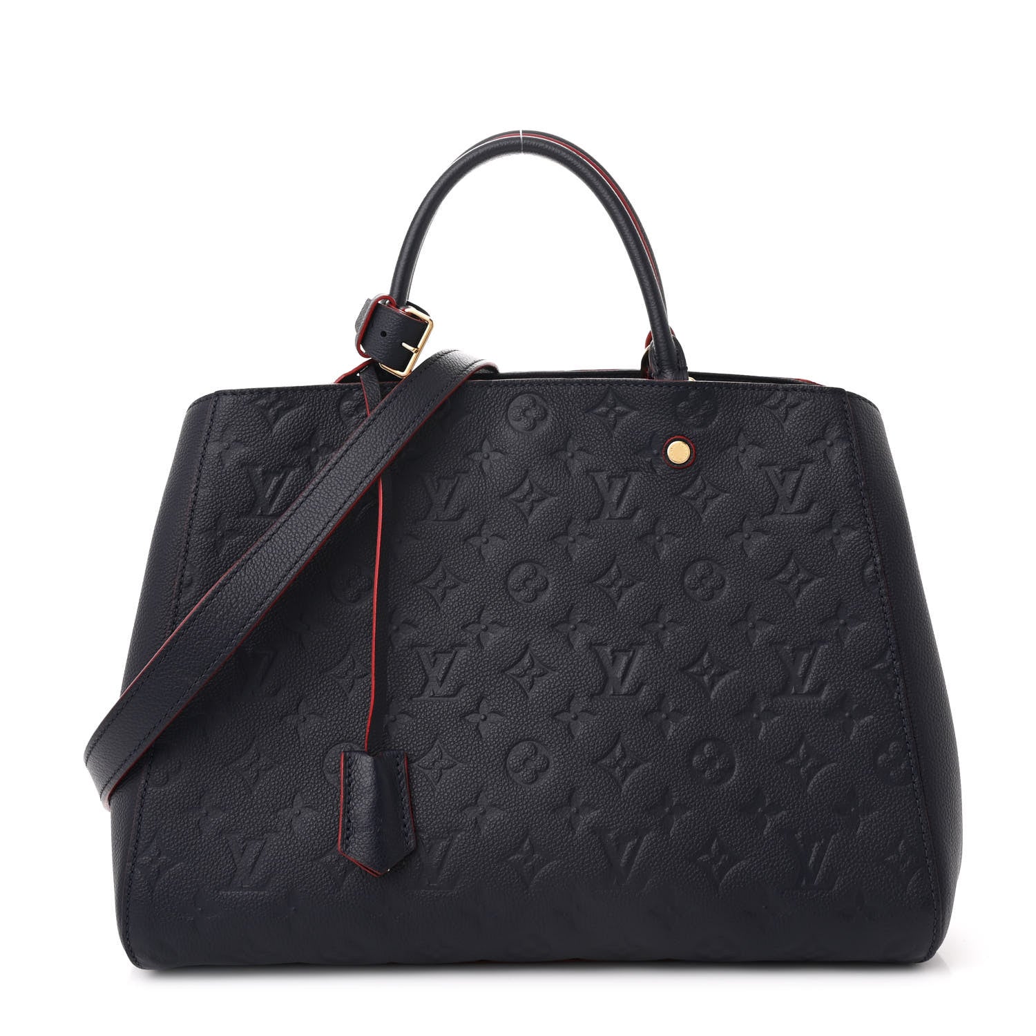 Louis Vuitton Empreinte Montaigne GM Marine Rouge 1 of 12