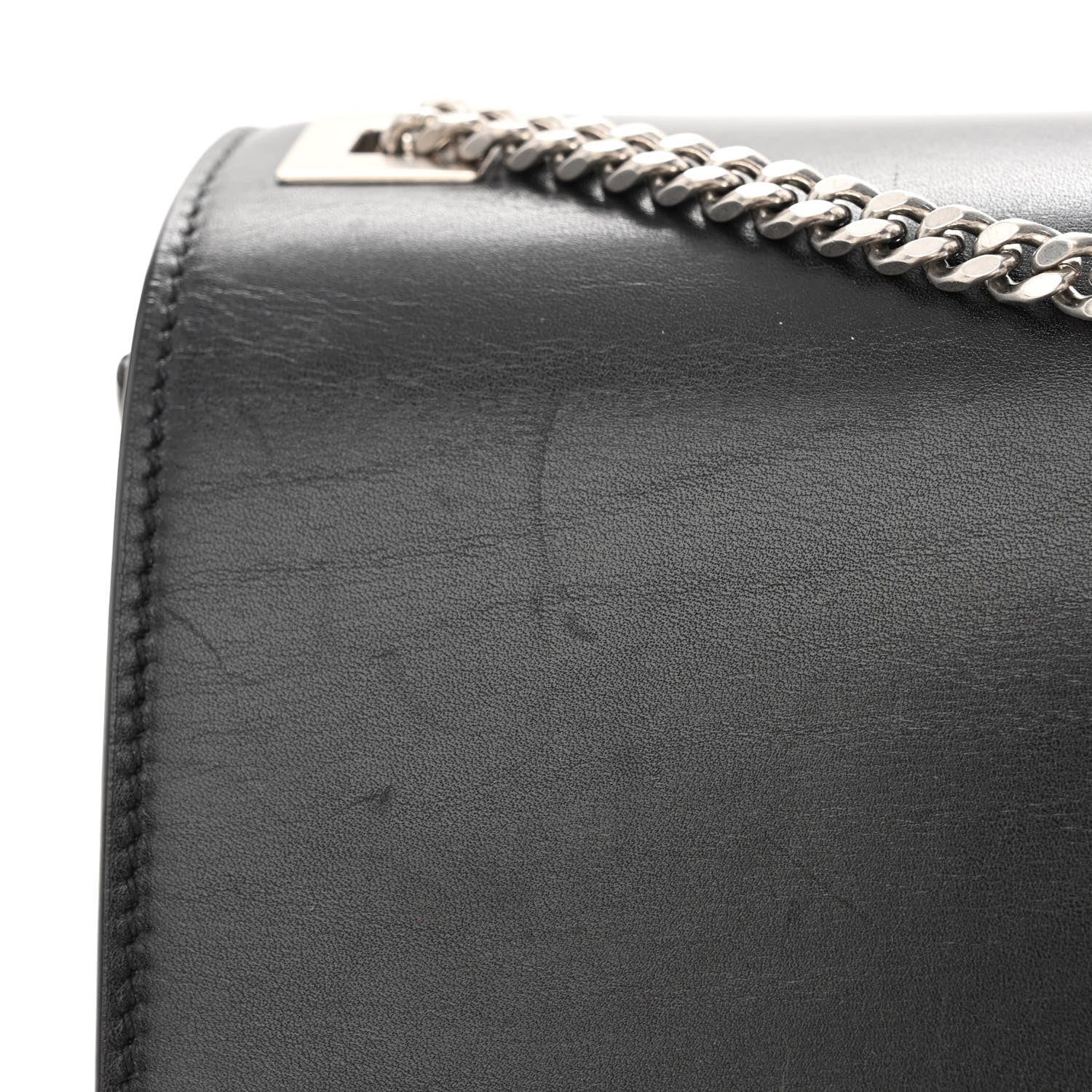 Saint Laurent Calfskin Metropolis Chain Shoulder Bag Black 12 of 12