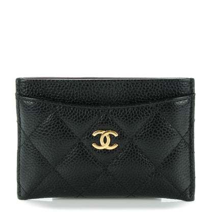 Chanel Caviar Quilted Card Holder Black 1 of 8
