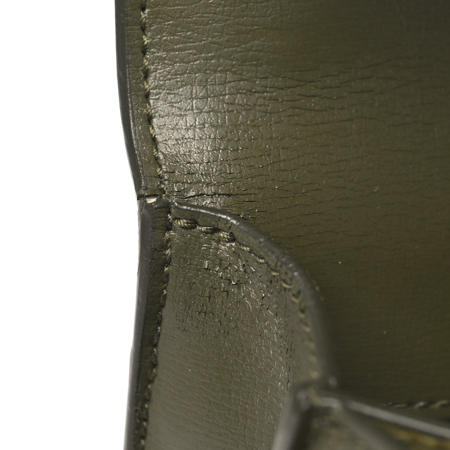 Calfskin Medium Monogram Sunset Vert Kaki