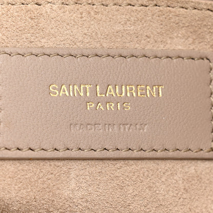 Saint Laurent Smooth Calfskin Le 5 A 7 Hobo Crema Soft 6 of 14