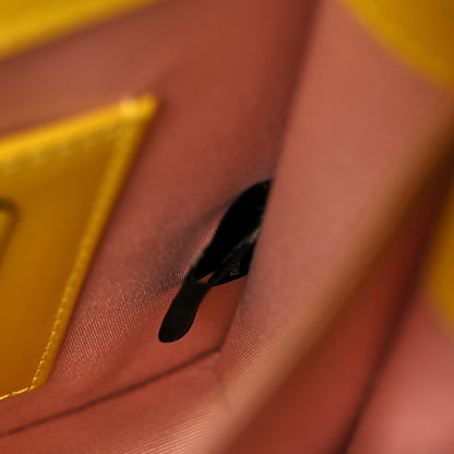 Bulgari Calfskin Serpenti Forever Top Handle Yellow 8 of 11