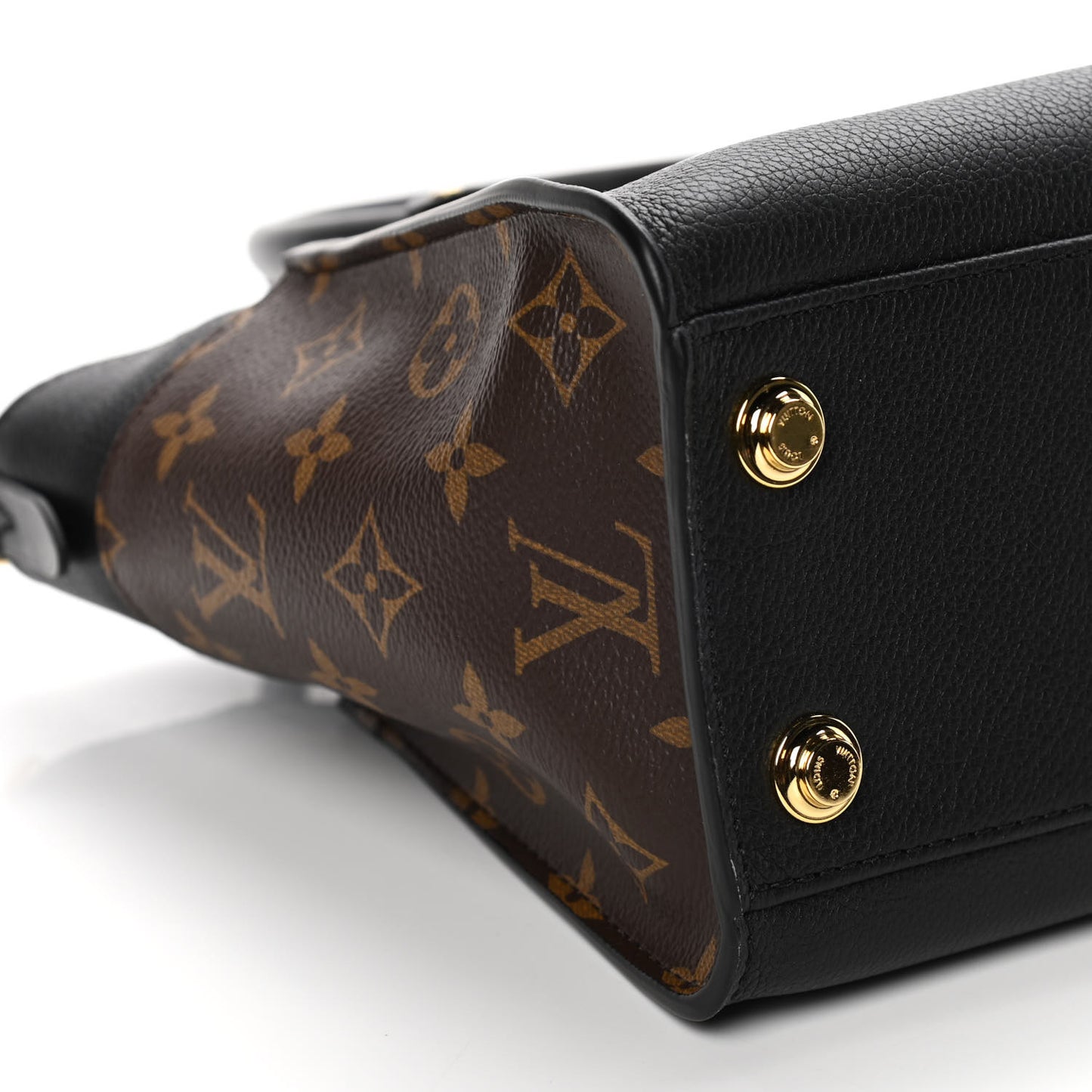 Calfskin Monogram On My Side PM Black
