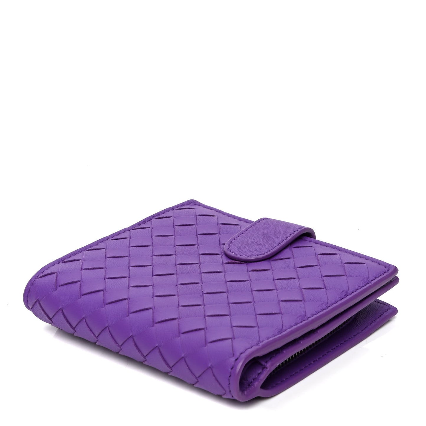 Nappa Intrecciato Mini Wallet Byzantine