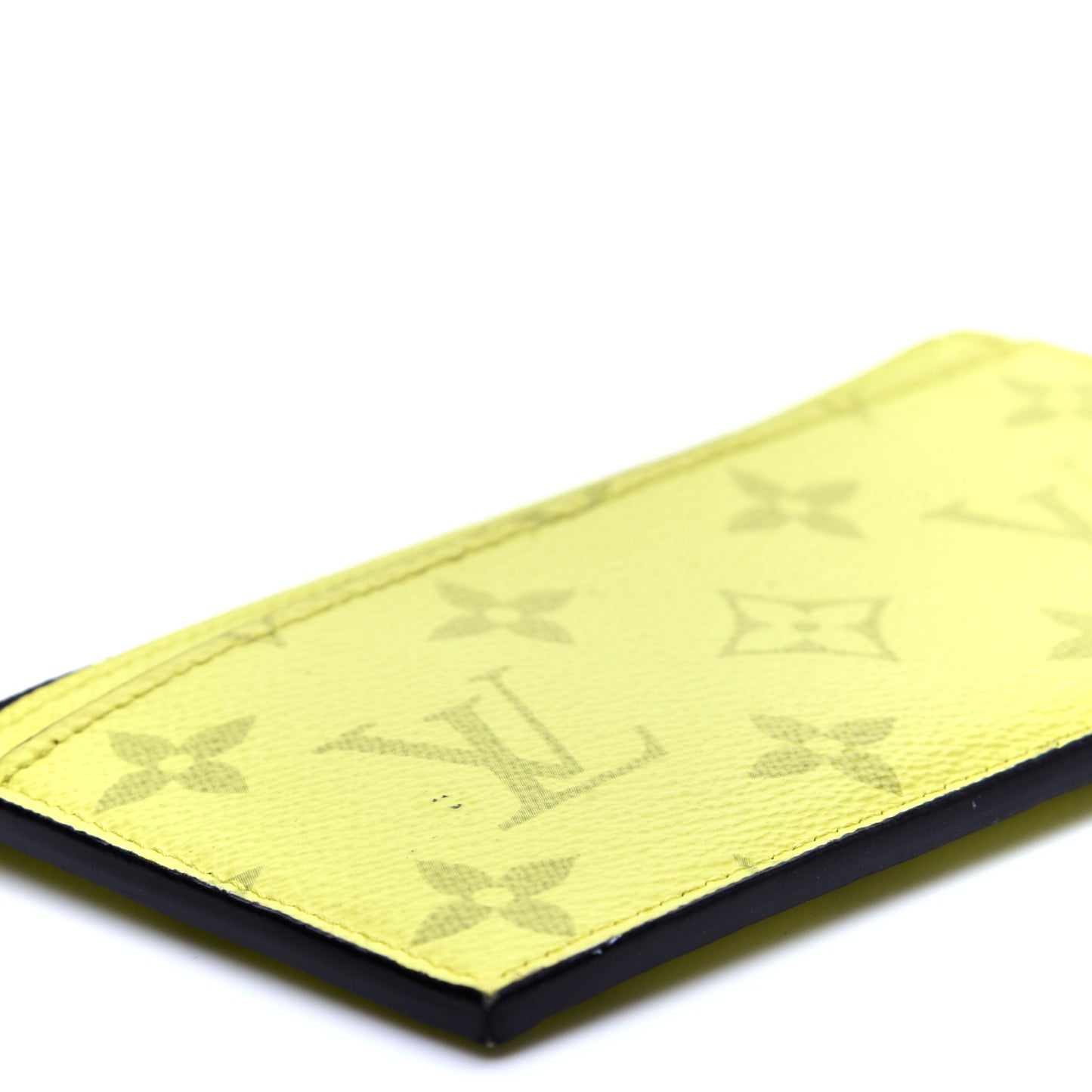 Monogram Taiga Coin Card Holder Yellow