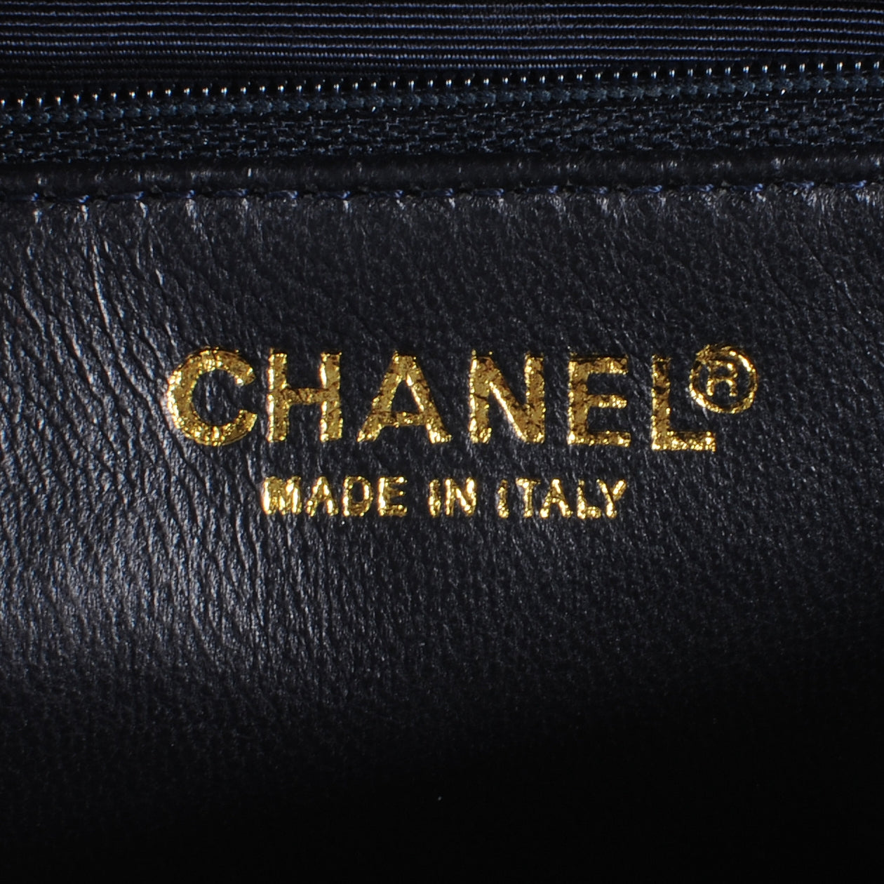 Chanel Patent Jersey Quilted Small Flap Navy Blue 8 of 9