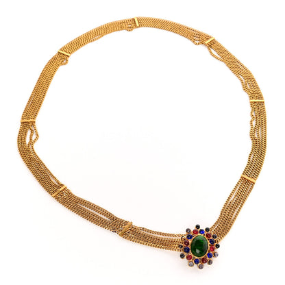 Chanel Metal Chain CC Belt Multicolor Gold 1 of 5
