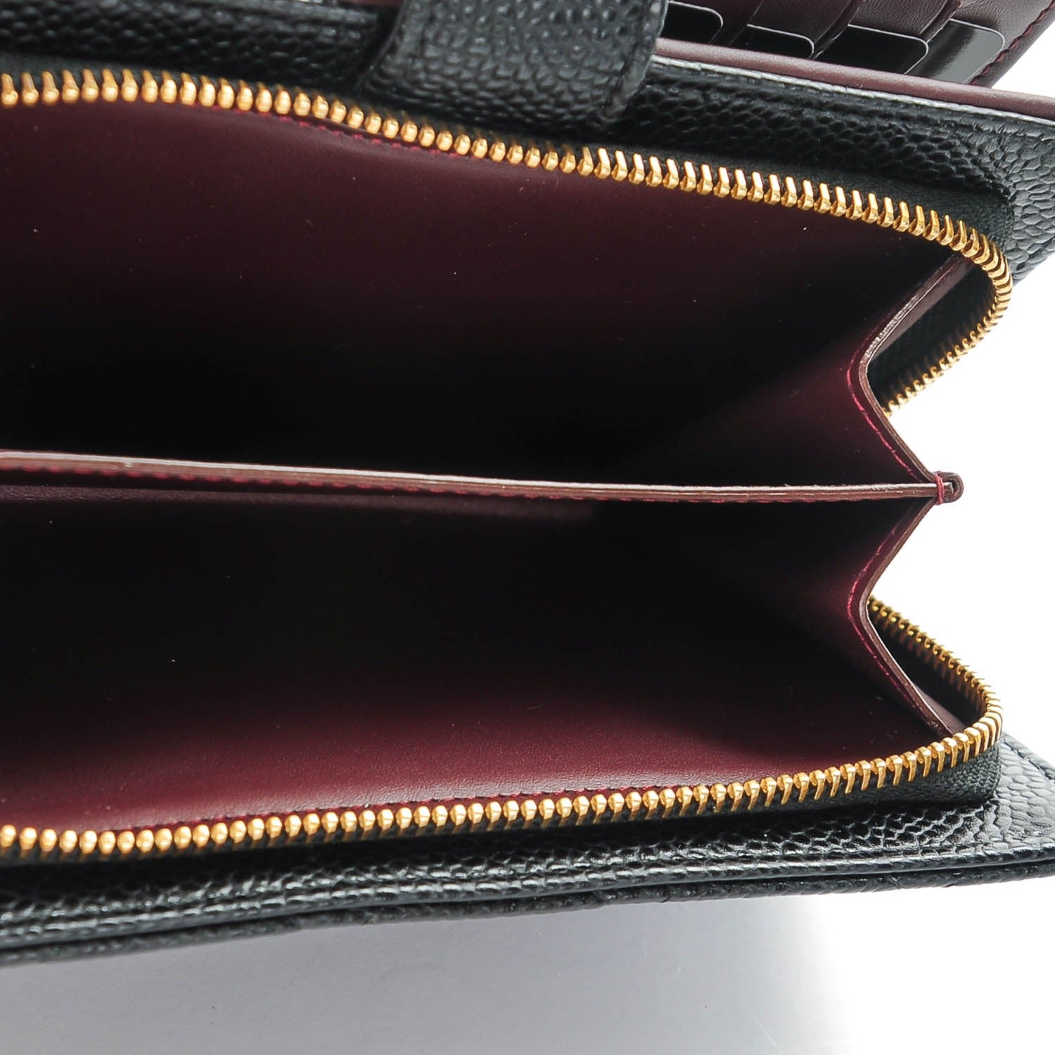 Chanel Caviar Quilted Zipped Pocket Wallet Black 9 of 9