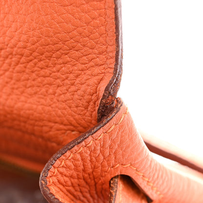 Hermes Togo Kelly Retourne 28 Orange 17 of 18