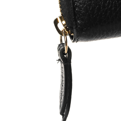 Gucci Dollar Calfskin GG Marmont Zip Around Wallet Black 10 of 11