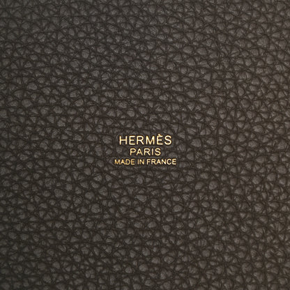 Hermes Taurillon Clemence Picotin Lock 18 PM Etoupe 6 of 12