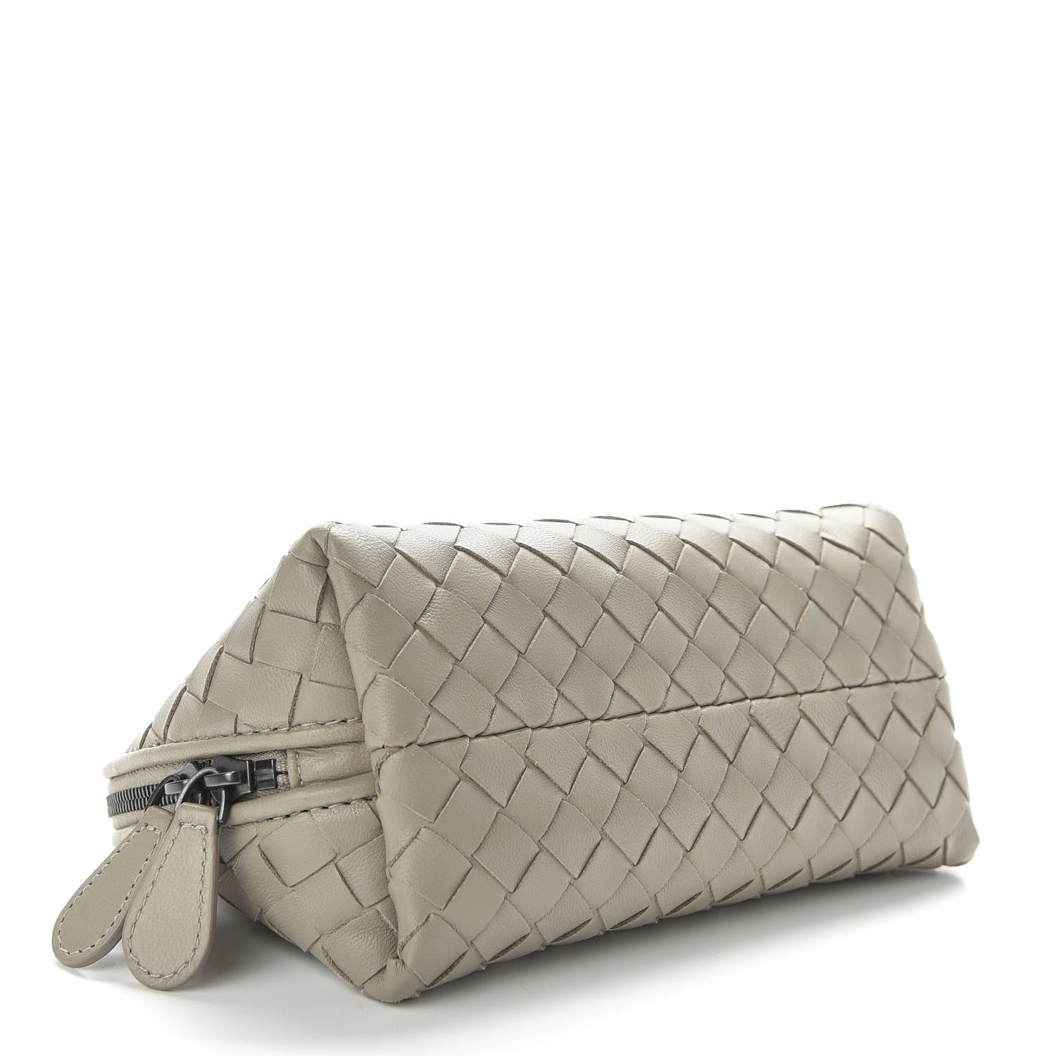 Bottega Veneta Nappa Intrecciato Cosmetic Case Mink 4 of 9