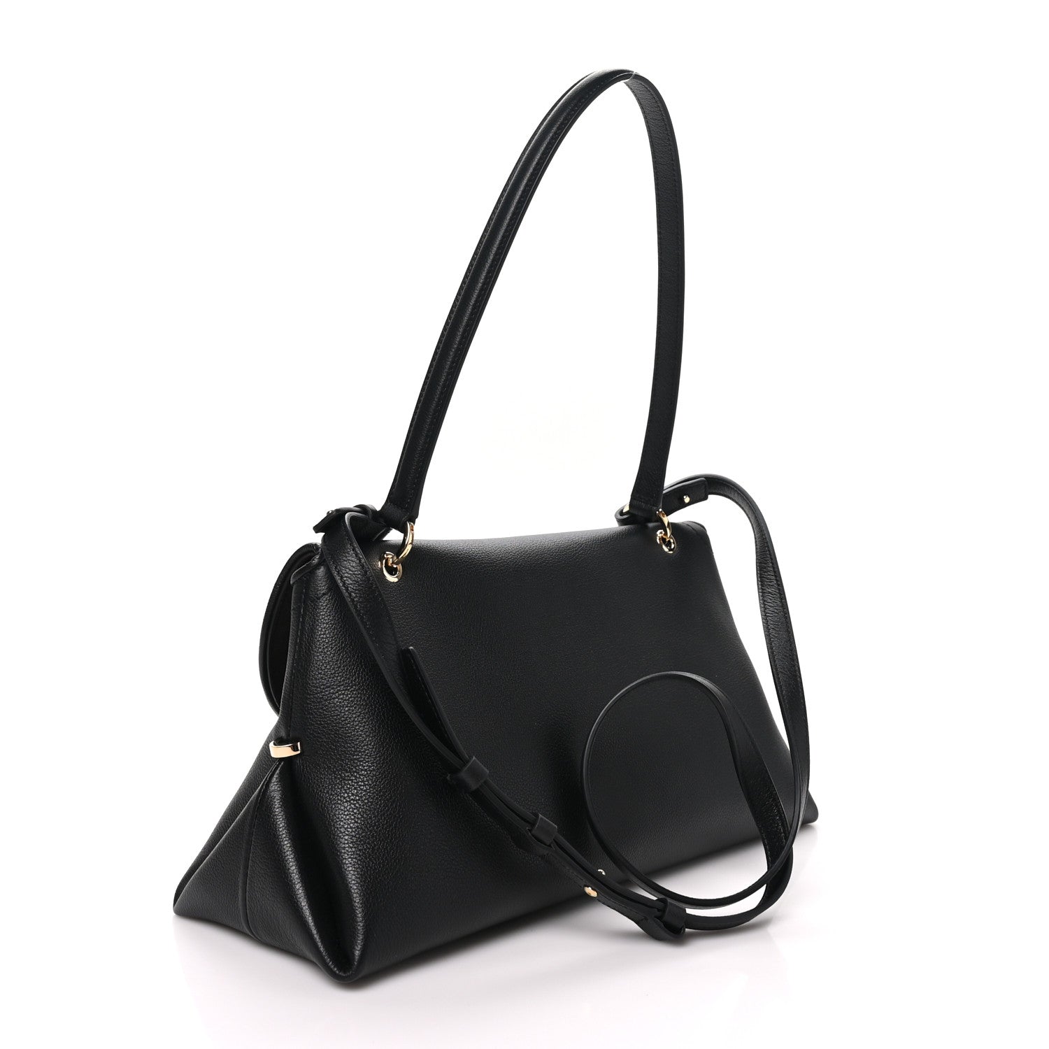 Salvatore Ferragamo Calfskin Medium Sofia 2026 Shoulder Bag Black 3 of 10