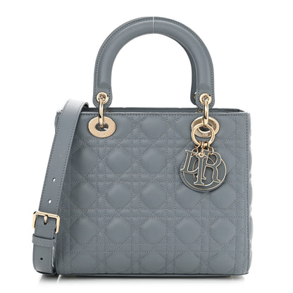 Christian Dior Lambskin Cannage Medium Lady Dior Cloud Blue 1 of 11