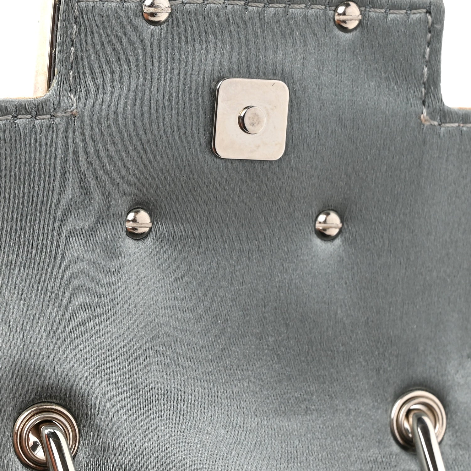 Fendi Perline Glass Karung Beaded Nano Maxi Buckle Baguette Charm Multicolor Azzurro Glicine 11 of 11