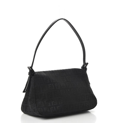 Fendi Zucchino Mini Mama Baguette Black 3 of 9
