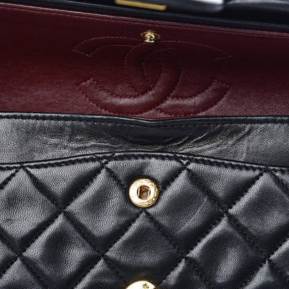 Chanel Lambskin Quilted Small Double Flap Black 9 of 12