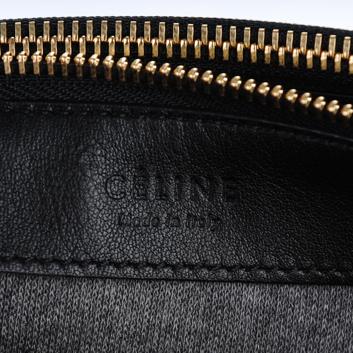 Celine Lambskin Large Trio Crossbody Bag Black 6 of 8