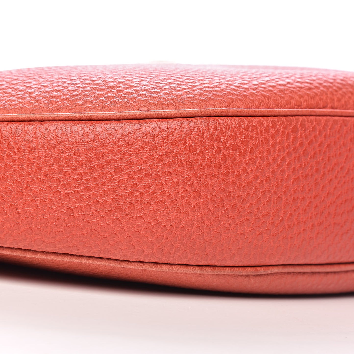 Calfskin Bamboo Ring Hobo Orange