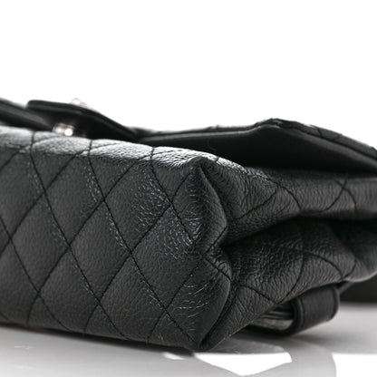 Chanel Grained Calfskin Quilted 2.55 Reissue Flap Belt Bag Clutch Black 9 of 9