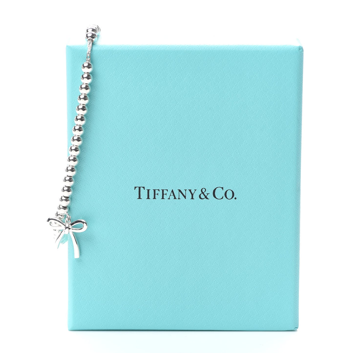 Sterling Silver 4mm Bow Bead Bracelet