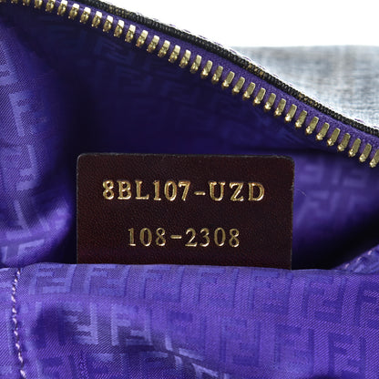 Fendi Zucca Spalmati Bowler Tobacco Viola 7 of 9
