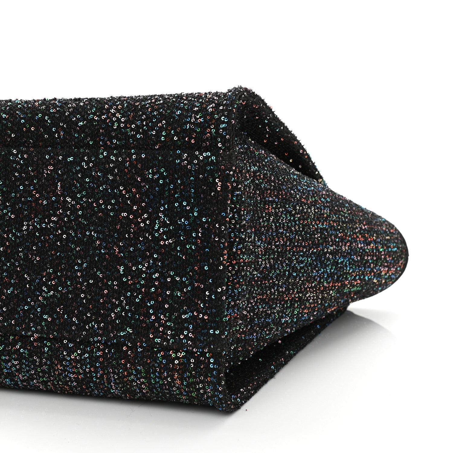 Chanel Calfskin Sequin Medium Deauville Tote Black 10 of 10