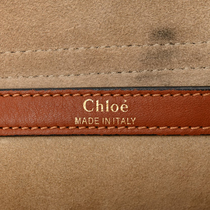 Chloe Calfskin Braided Medium Hudson Shoulder Bag Caramel 6 of 12