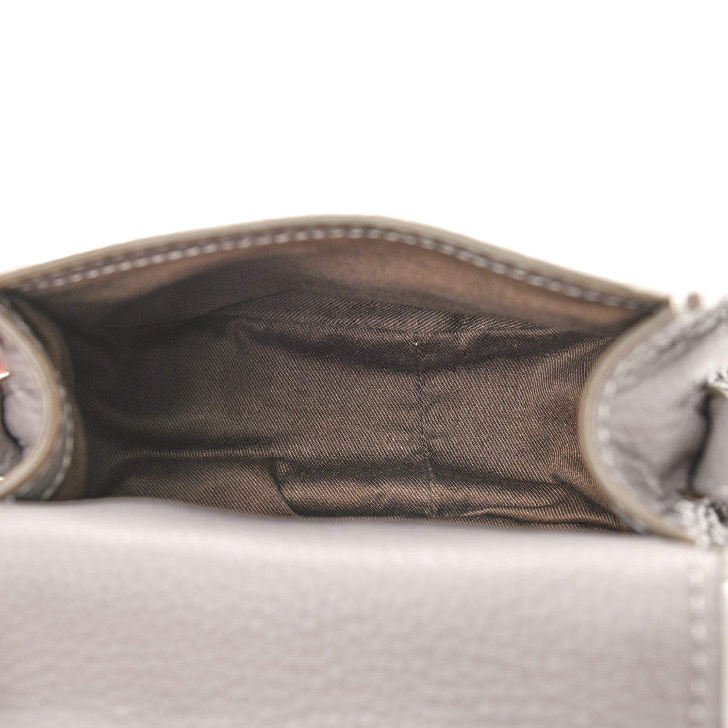 Chloe Calfskin Mini Marcie Round Crossbody Bag Cashmere Grey 5 of 11