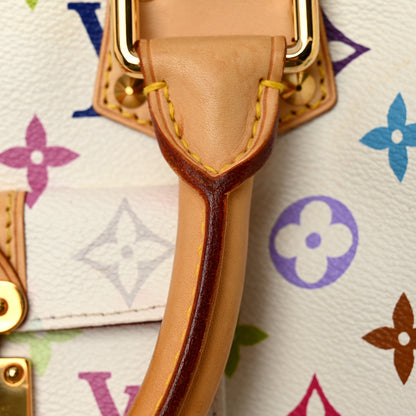 Louis Vuitton Monogram Multicolor Speedy 30 White 10 of 12