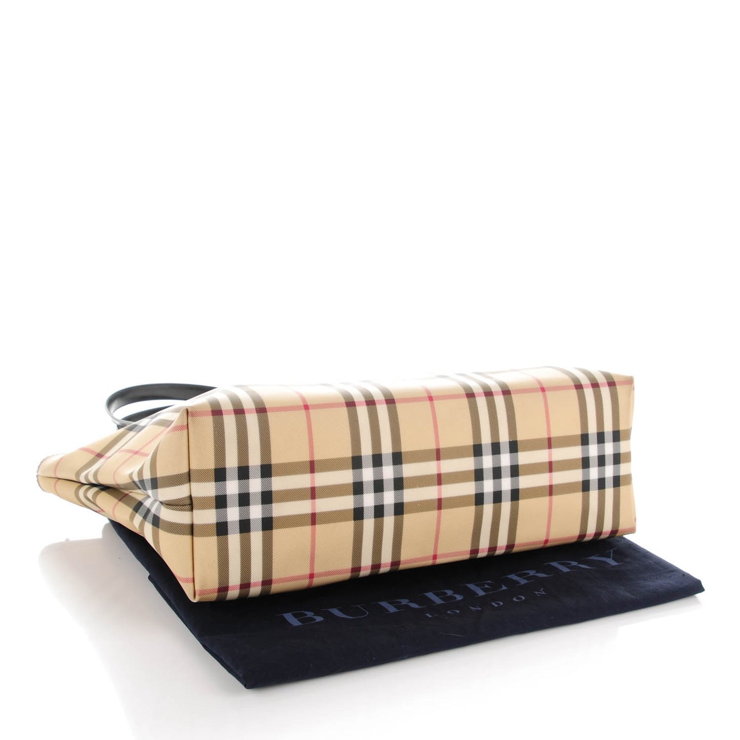 House Check Medium Tote Black