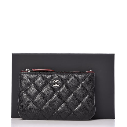 Chanel Caviar Quilted Small Cosmetic Case Black 10 of 10