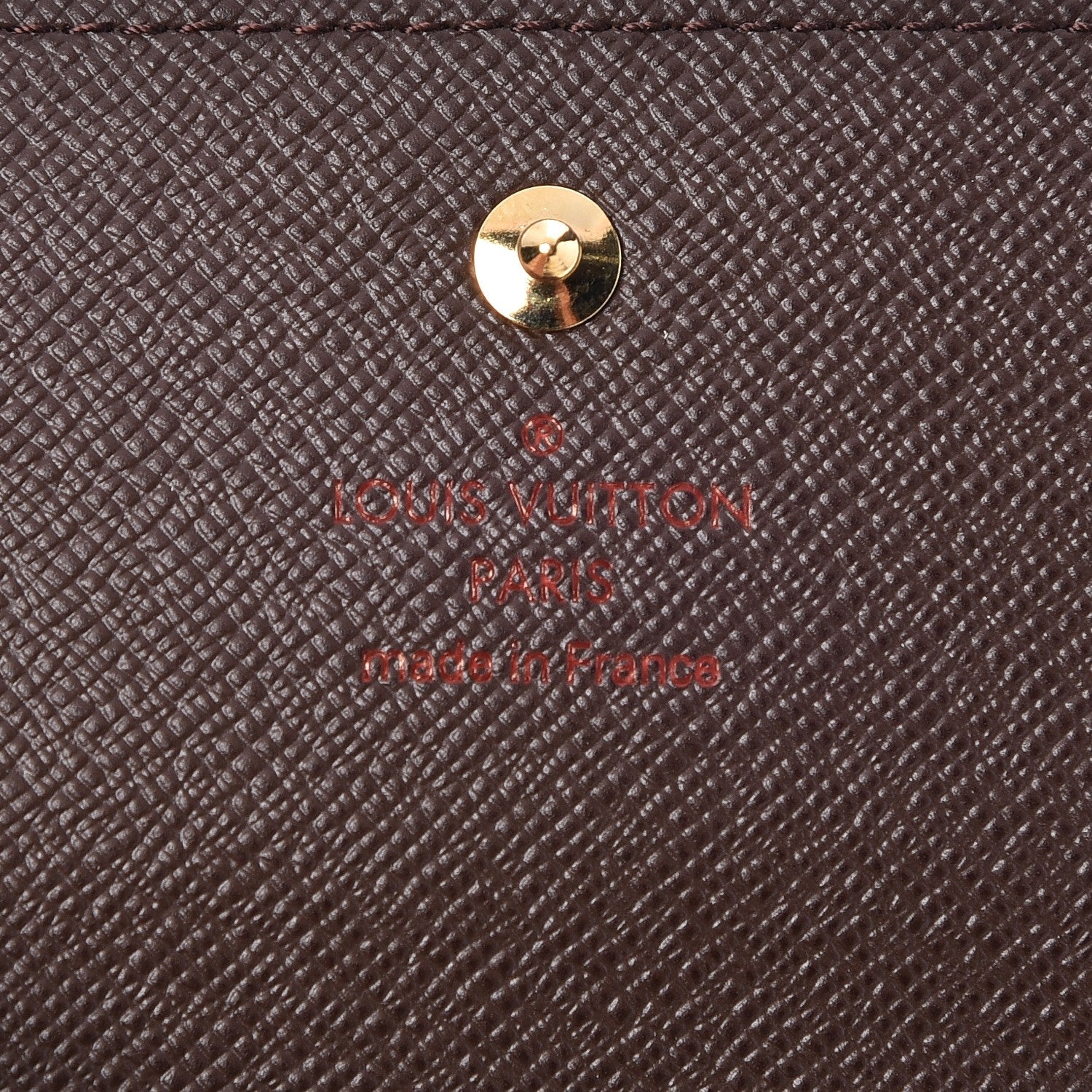 Louis Vuitton Damier Ebene Elise Wallet 6 of 7
