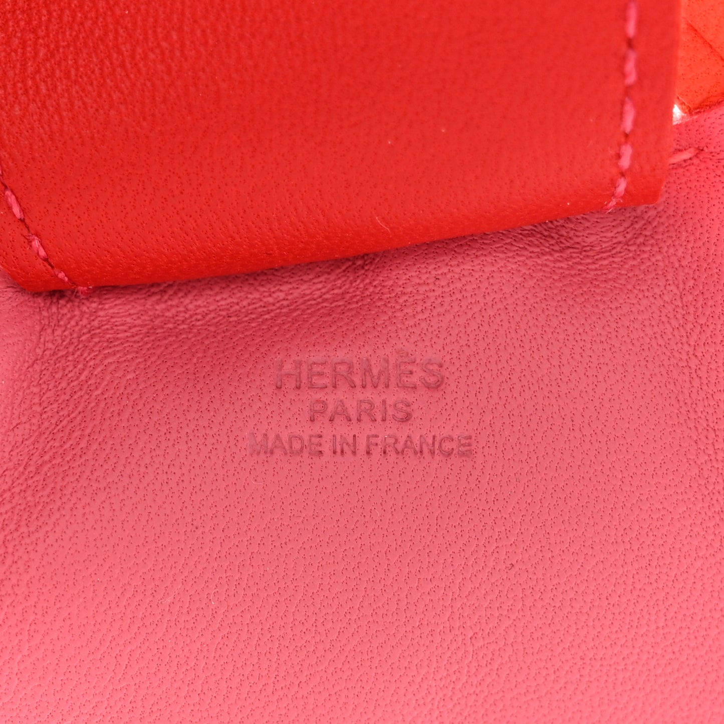 Milo Lambskin Grigri Rodeo Horse Bag Charm GM Rose Azalee Orange Poppy