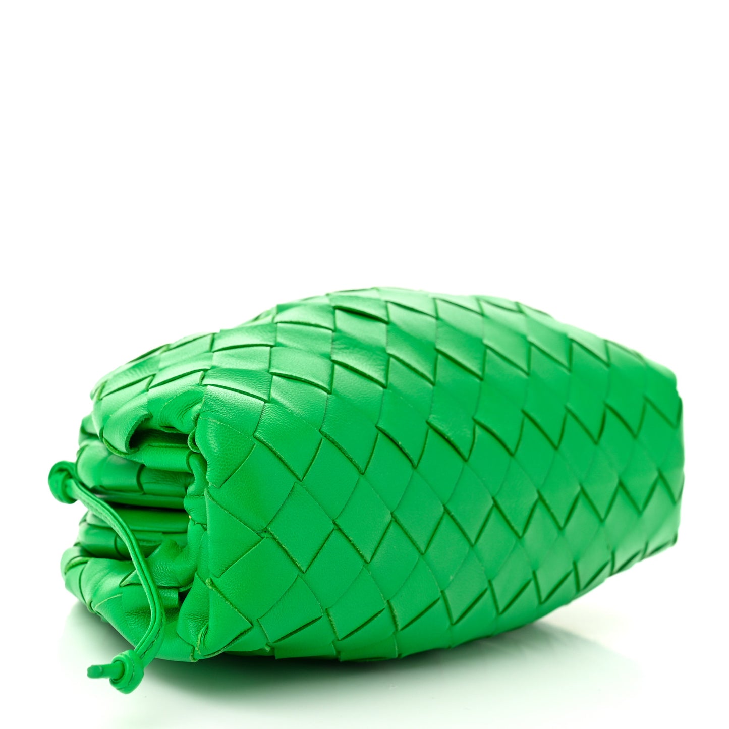 Nappa Intrecciato The Mini Pouch Clutch Parakeet