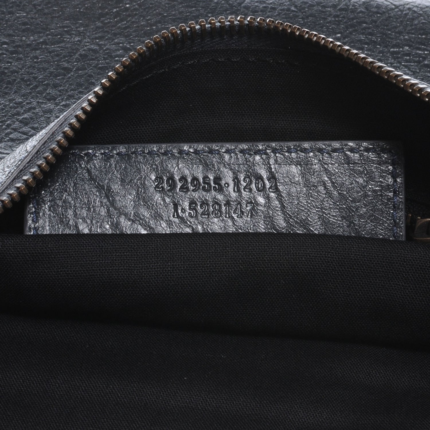 Balenciaga Agneau Flat Handle Clutch Anthracite 7 of 7