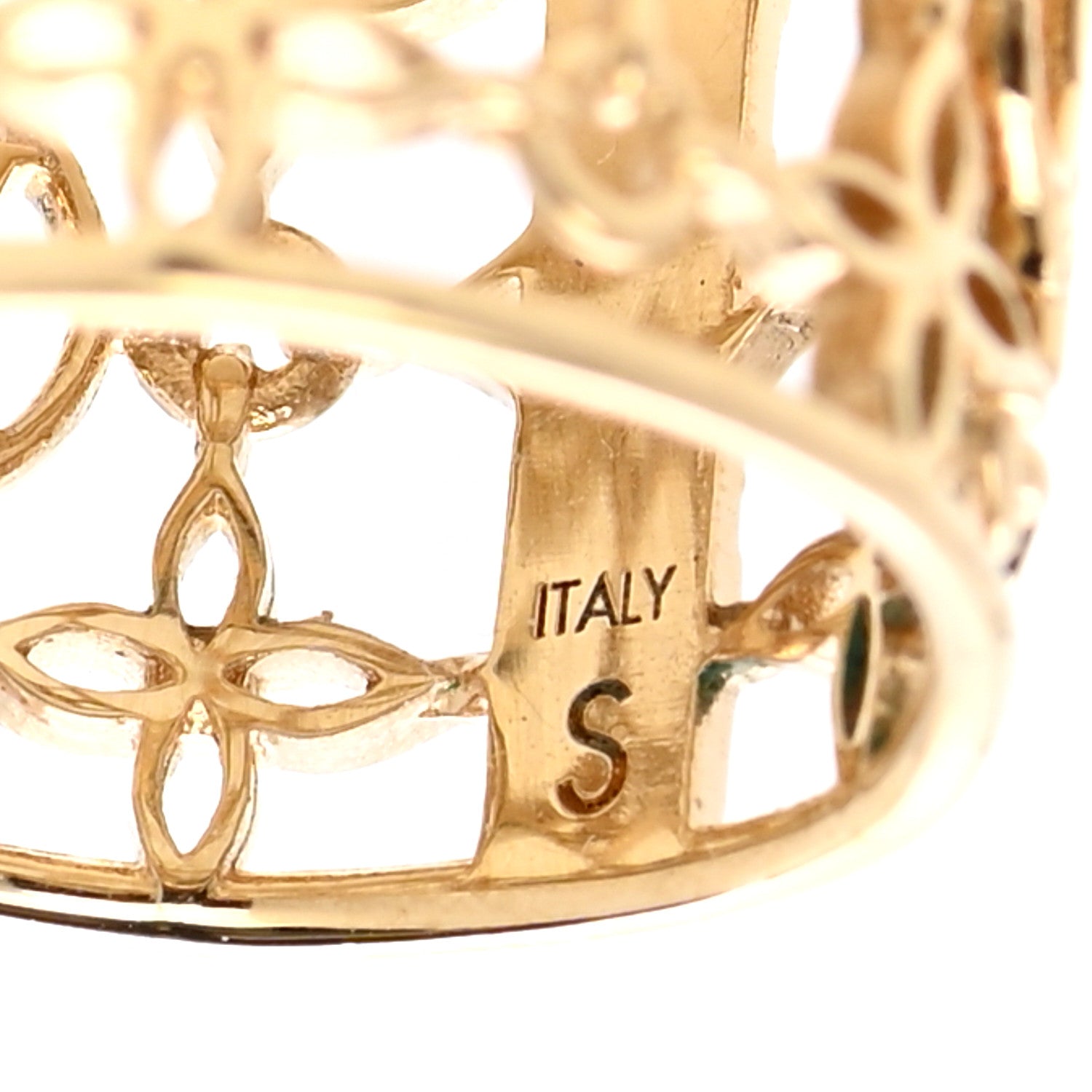 Louis Vuitton Filigram Ring S Gold 4 of 6