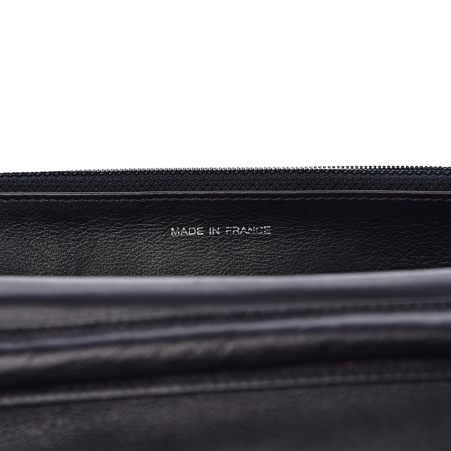 Aged Calfskin Quilted Reissue Wallet On Chain WOC Navy